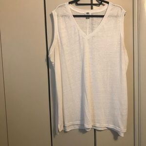 Old Navy Linen V Neck Tank